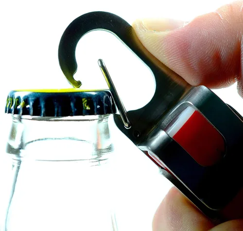 Miniatura 6 de Screwpop Bic - Llavero estándar para encendedor de tamaño completo, multiherramienta con mosquetón y abridor de botellas, construcción de acero