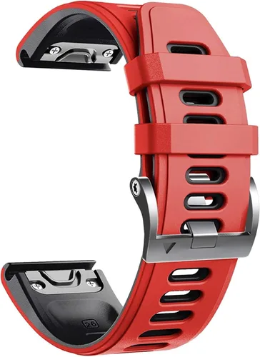COOVS Correa de silicona de liberación rápida de 1.024 in y 0.866 in para Garmin Fenix 7 7X 6X Pro 5X 3 3HR Easyfit para reloj Garmin Fenix 6 6 Pro