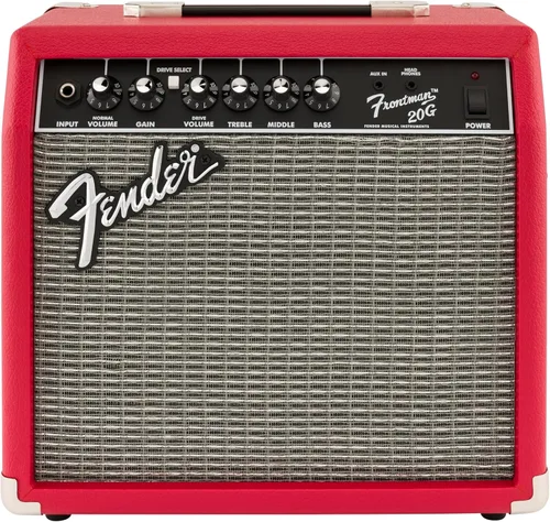 Miniatura 7 de Amplificador de guitarra Fender Frontman 20G, 20 vatios, con garantía de 2 años, altavoz Fender de diseño especial de 6 pulgadas, 10x16x16 pulgadas