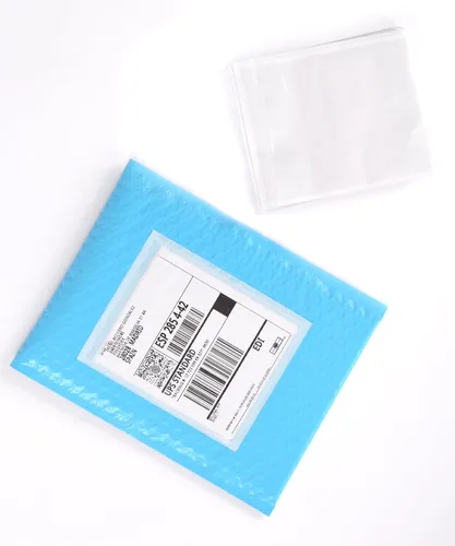 100 sobres transparentes autoadhesivos transparentes de 4.5 x 5.5 pulgadas para lista de embalaje, bolsa de envío/correo, bolsas cerradas para