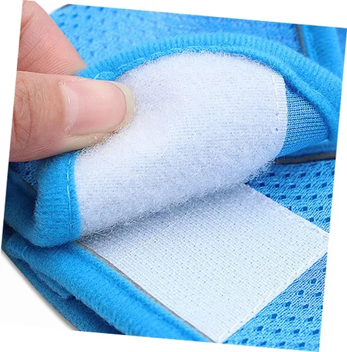 Miniatura 2 de COLLBATH Reflective Dog Vest Harness Set with Breathable Mesh Chest Strap Lightweight and Pet Pulling Strap for Outdoor Walking Blue S Comfortable