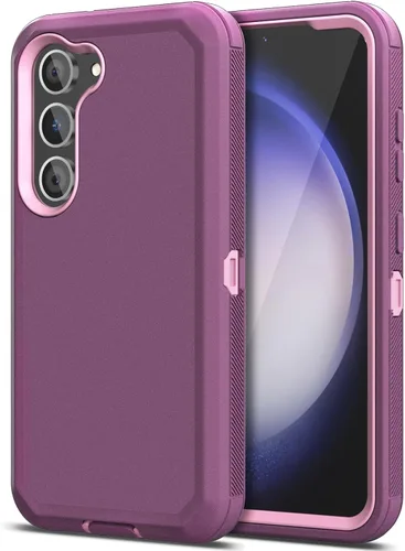 Miniatura 11 de Jiunai Funda para Samsung Galaxy A34, resistente, a prueba de golpes, de doble capa, protección de puerto, híbrida, resistente, para Samsung Galaxy