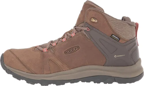 Miniatura 8 de KEEN Terradora 2 - Botas de senderismo impermeables de piel de altura media para mujer BrindleRedwood