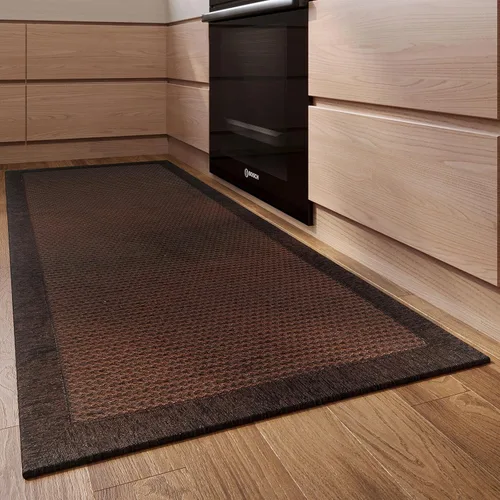 Pequeñas alfombras y tapetes de cocina antideslizantes lavables alfombra de cocina absorbente estilo granja para el piso de cocina delante del