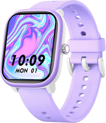 Miniatura 9 de Reloj inteligente para niños y niñas sin necesidad de APP/teléfono, reloj deportivo para niños de 1.8" IP68 resistente al agua, podómetro, monitor