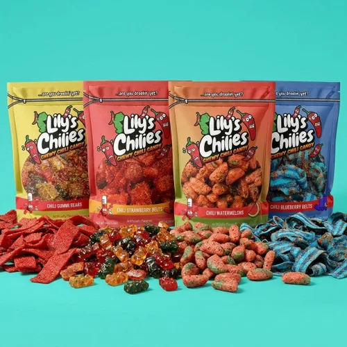 Miniatura 8 de Lilys Chilies, Caramelos masticables agrios y chiles (paquete variado)