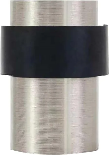 Miniatura 17 de KHTUMEWARE Paquete de 6 topes de puerta de piso de 1-1/2 pulgadas, tope de puerta negro mate, protector de pared para puerta comercial, cuña