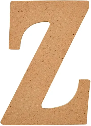 Miniatura 14 de Plaid Letra de madera sin terminar, superficie de madera de 5" perfecta para proyectos de bricolaje, artes y manualidades, 63572