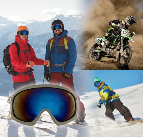 Miniatura 7 de XII WY - Gafas de motocicleta para motocross, antiniebla, a prueba de viento, ATV, a prueba de polvo, resistente a los arañazos, para carreras