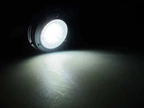 Miniatura 7 de Pactrade Marine Luz de Cúpula 12V - Lente de 3 Pulgadas, LED Blanco Cálido Luz de Barco de Acero Inoxidable con Interruptor de Palanca Integrado