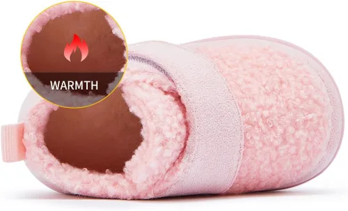 Miniatura 3 de BMCiTYBM Zapatos de bebé niño niña bebé zapatillas de invierno cálido antideslizante primeros caminantes 6-24 meses