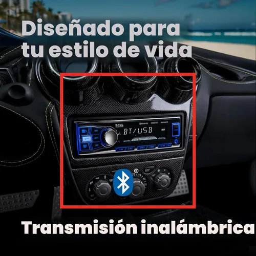 Miniatura 4 de Boss Audio Systems 611UAB - Estéreo multimedia para auto - Un solo Din, audio Bluetooth y llamadas manos libres, micrófono incorporado, reproductor