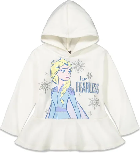 Miniatura 2 de Disney Frozen Olaf Princess Anna Queen Elsa - Conjunto de sudadera con capucha y leggings de forro polar para niñas pequeñas y grandes