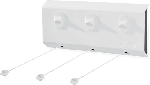 Leifheit Rollfix 150 - Aireador de palangre (3 líneas x 16.4 ft), color blanco