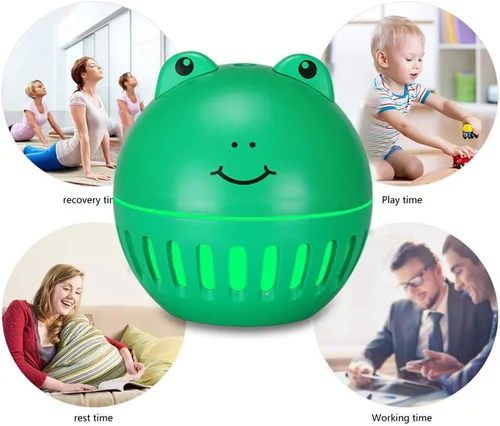 Miniatura 2 de JTLB Mini humidificador portátil de niebla USB para viajes, coche, oficina, dormitorio, rana