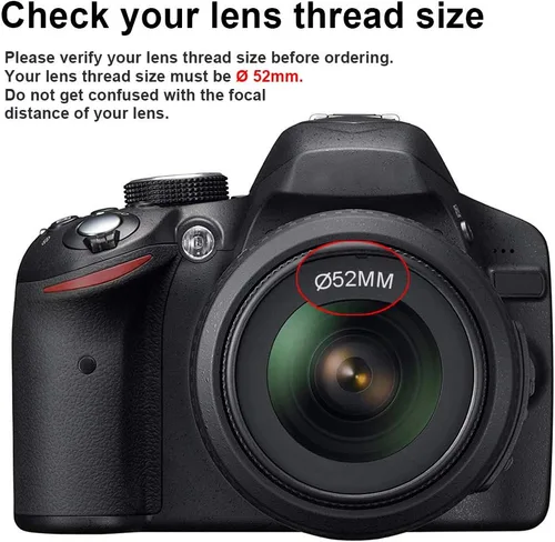 Miniatura 5 de Tectra 52MM 0.43x Lente Profesional de Gran Angular HD (Porción Macro) para Cámaras Nikon DSLR D3300 D3200 D3100 D5500 D5300 D5200 D5100 D7100 D7000