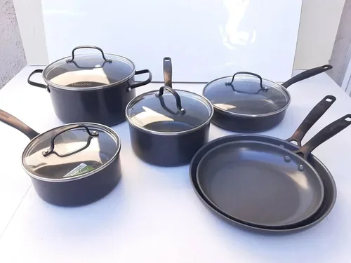Miniatura 2 de GreenPan New York Pro - Juego de utensilios de cocina antiadherentes de cerámica (11 piezas)