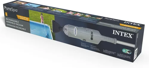 Miniatura 8 de Intex Aspiradora de piscina portátil recargable con mango telescópico de 94 pulgadas y 2 cabezas de cepillo intercambiables para piscinas