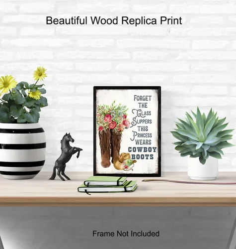 Miniatura 4 de Arte y decoración de pared del país occidental, decoración de pared estilo rústico estilo rústico para mujeres, mujeres, vaqueras, arte bohemio