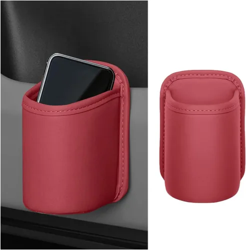 Miniatura 8 de Portavasos grande para puerta de automóvil, clip en el asiento del vehículo, soporte para bebidas colgante lateral, organizador de botellas de agua