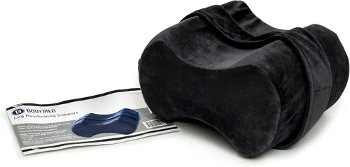 Miniatura 4 de BodyMed - Almohada de apoyo para posicionamiento de piernas y rodillas, 10 x 8 x 6 pulgadas, color azul, contorno de cuña de espuma para personas