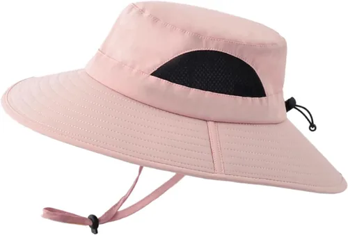 Miniatura 11 de Surblue Sombrero de sol para mujeres/hombres, sombrero de pesca con protección UV UPF 50+ sombrero de pescador de ala ancha Caqui