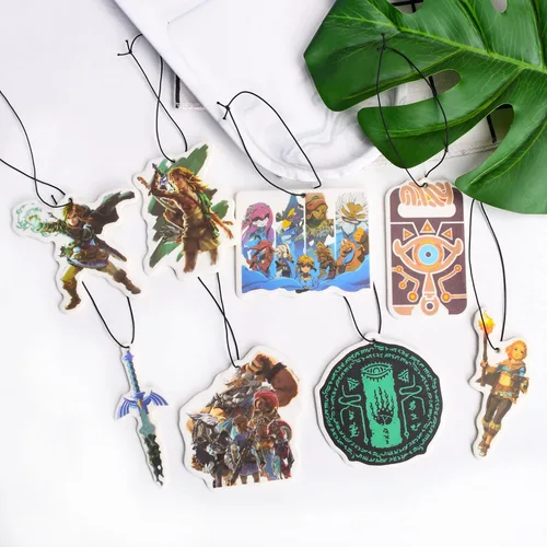 Miniatura 6 de Pounchi Tarjetas de ambientador de aire para automóvil (8 unidades de aroma refrescante a hielo), accesorios geniales para juegos