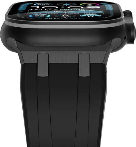 Miniatura 18 de NewWays AP - Correa de lujo para Apple Watch Ultra de 1.929 in 1.811 in 1.772 in 1.732 in 1.654 in 1.614 in 1.575 in 1.496 in para hombres