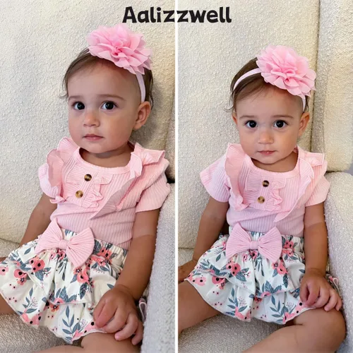 Miniatura 2 de Aalizzwell Traje de verano para bebés recién nacidos