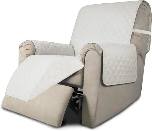 Miniatura 220 de Easy-Going - Funda para sofá, futón y sillón sin reposabrazos, reversible, resistente al agua, para mascotas y niños (azul oscuro/azul claro)