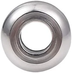 Miniatura 6 de BEADIA Cuentas espaciadoras de acero inoxidable de 0.236 x 0.118 in Rondelle sueltas para hacer joyas de bricolaje, 100 unidades con agujero