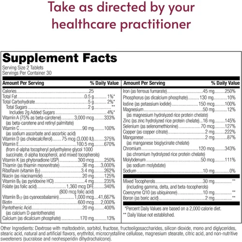 Miniatura 4 de Bariatric Advantage - Multivitaminas masticables Advanced Multi Ea, 60