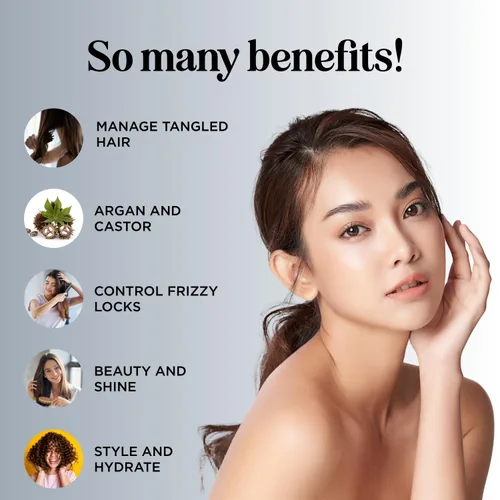 Miniatura 3 de Acondicionador sin enjuague para cabello seco dañado – Acondicionador profundo ultra hidratante para cabello seco dañado y control