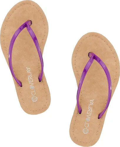 Miniatura 4 de CLOVERLAY Chanclas planas para niñas y niños de verano, cómodas, informales, sandalias
