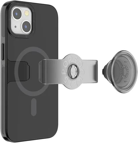 Miniatura 5 de PopSockets Funda para iPhone 13 con MagSafe, compatible con carga inalámbrica, color negro - iPhone 13 Magsafe Negro