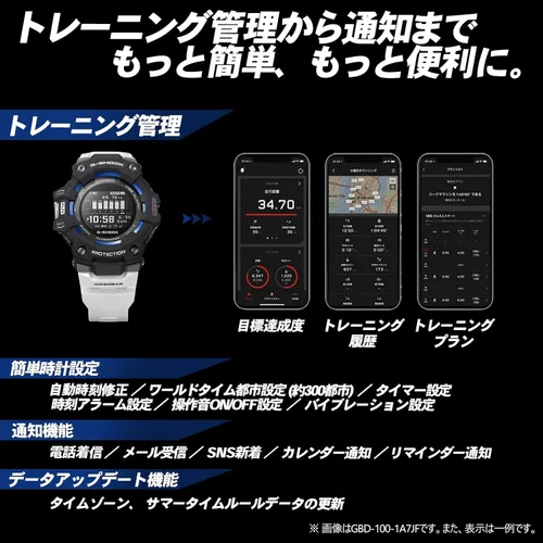 Miniatura 4 de CASIO G-Shock G-Squad GBD-100-2JF - Reloj para hombre (productos originales nacionales japoneses), Azul Marino