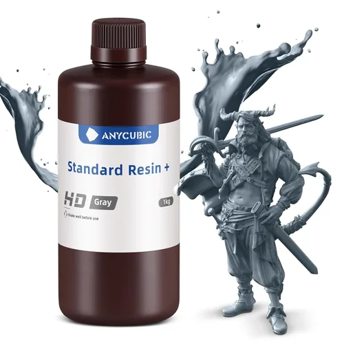 Miniatura 14 de ANYCUBIC - Resina de impresora 3D estándar actualizada, resina de curado UV rápido SLA de 405 nm, fotopolímero rápido y de alta precisión