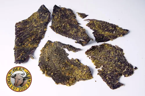 Miniatura 3 de Vigil's Green Chile Beef Jerky 8oz.