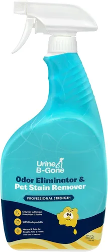 Miniatura 10 de Orine B-Gone, eliminador profesional de olores enzimáticos y removedor de manchas de mascotas, limpiador de orina para humanos, gatos y perros