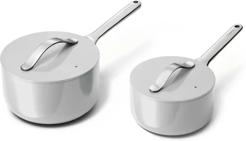 Miniatura 9 de Caraway Sartén antiadherente de cerámica con tapa (3 cuartos de galón), no tóxico, sin PTFE ni PFOA, apto para horno y compatible con todas