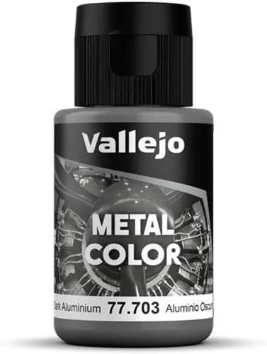 Miniatura 19 de Vallejo - Color Metálico Aluminio 32 ml (1.08 fl.oz.) Reproduce fielmente diferentes acabados metálicos