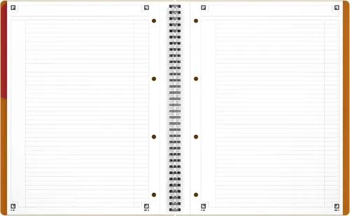 Miniatura 4 de Oxford International - Cuaderno activo con tapa de polietileno A4+, rayas estrechas con margen y perforado, incluye divisor reposicionable, 80