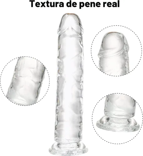Miniatura 2 de Consoladore realistas de 9.8 pulgadas, pene grande y realista con ventosa fuerte para jugar sin manos, estimulación del punto G vaginal y anal