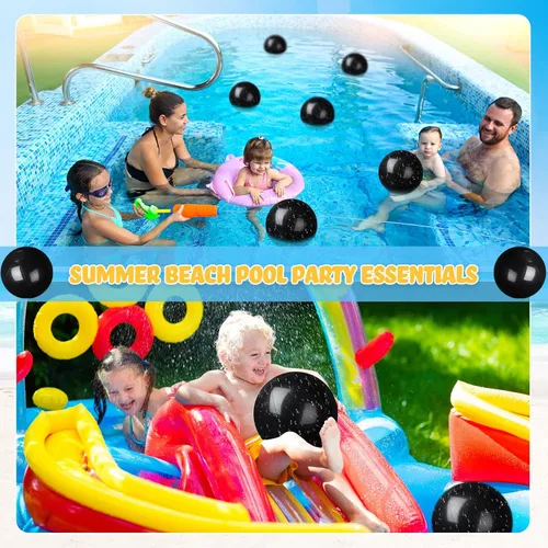 Miniatura 3 de Raiten 12 bolas de playa inflables de playa, bola inflable grande flotante para piscina, recuerdos de fiesta al aire libre, suministros de fiesta
