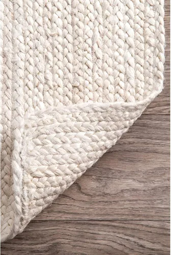 Miniatura 6 de Alfombras de granja tejidas a mano para sala de estar, alfombra rectangular trenzada a mano natural para dormitorio, cocina, sala de estar
