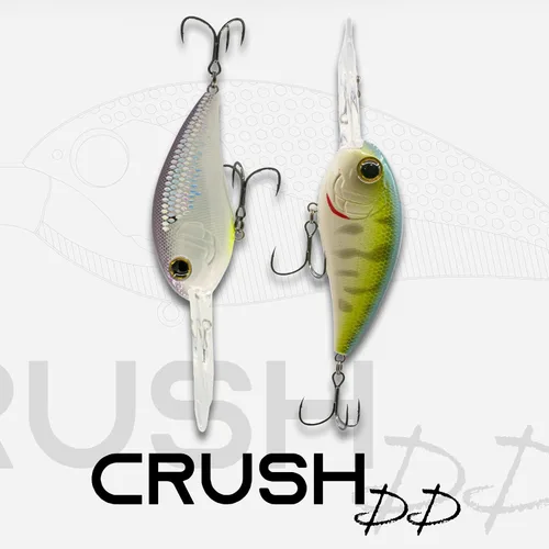 Miniatura 7 de 6th Sense Crush Deep Diving Crankbait - Señuelo de pesca de alta calidad en aguas profundas con detalles 3D, ganchos de níquel negro afilados