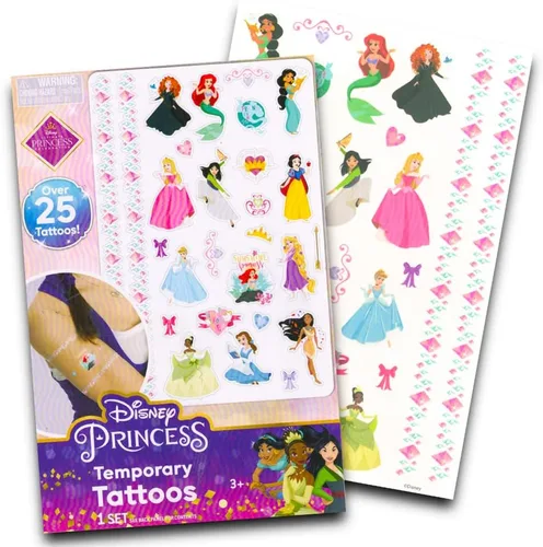 Miniatura 3 de Disney Princess Más de 50 Tatuajes Temporales