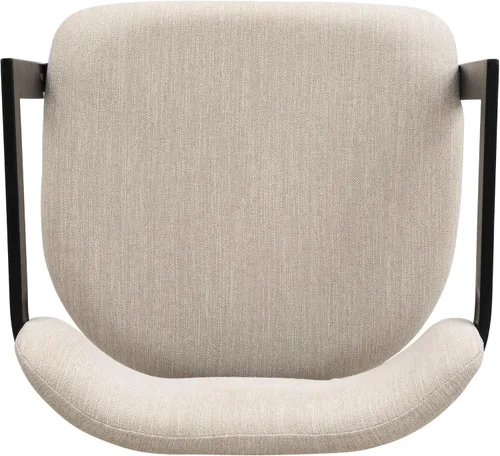 Miniatura 14 de Christopher Knight Home Auber - Juego de 2 sillas de comedor tapizadas modernas, juego de sillón de comedor tapizado de tela con marco de metal