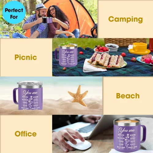 Miniatura 2 de Regalos cristianos para mujeres, religiosos e inspiradores, perfectos para cumpleaños, día de la madre, Navidad y Pascua, taza de café de 14 onzas