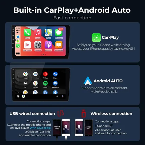 Miniatura 3 de DUDUAUTO DUDU3 - Radio de coche para BMW X3 E83 2004-2012 actualización estéreo de 8 núcleos 4 GB+64 GB 9 pulgadas Carplay y Android Auto unidad